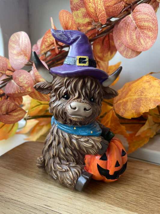 Highland Cow - purple