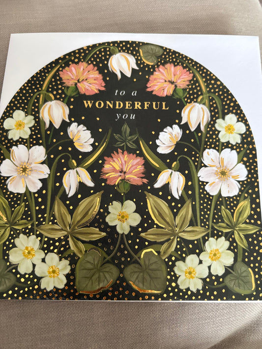 Wonderful you card
