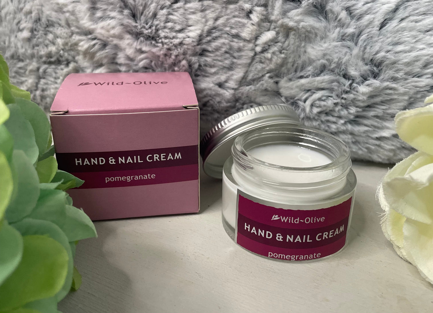 Pomegranate hand and nail cream