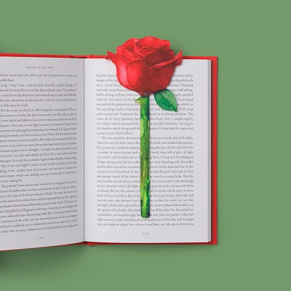 Flower bookmark rose