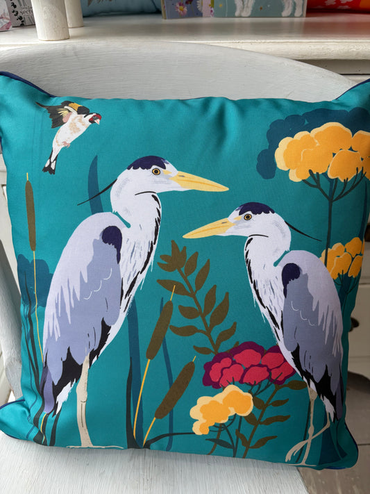 Heron waterproof outdoor cushion
