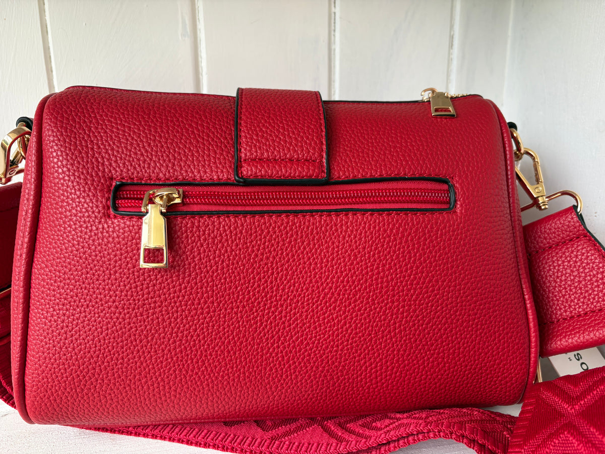 Bag Red shoulder and cross body