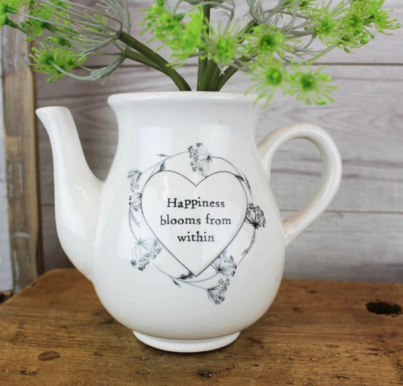 Blooming lovely teapot vase/planter