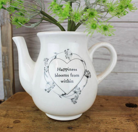 Blooming lovely teapot vase/planter