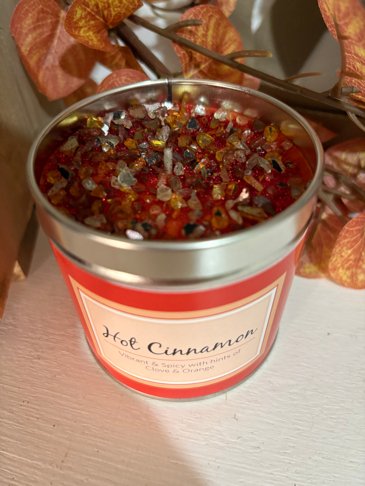 Hot cinnamon seriously scented candle