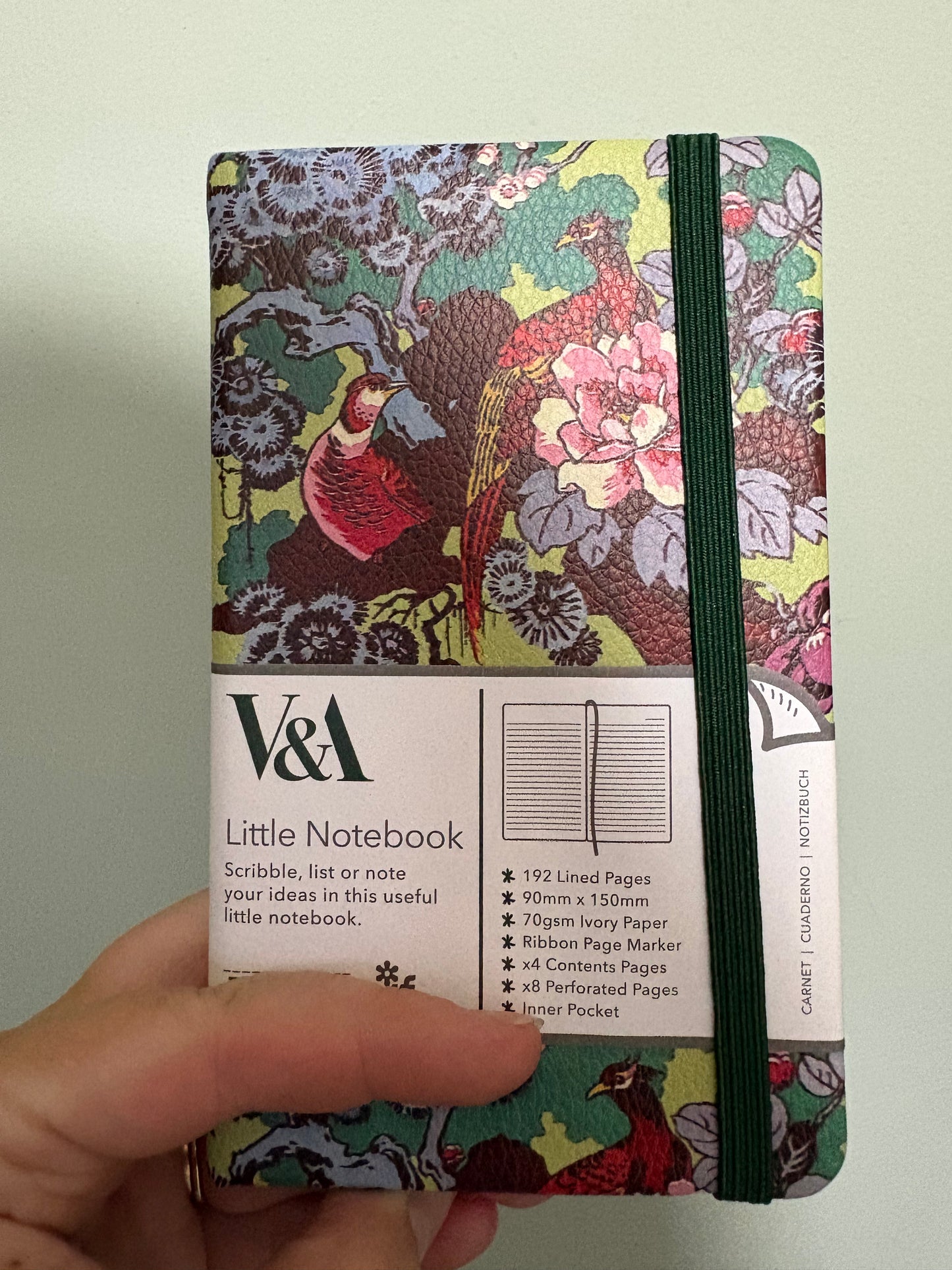 Pheasant V&A notebook
