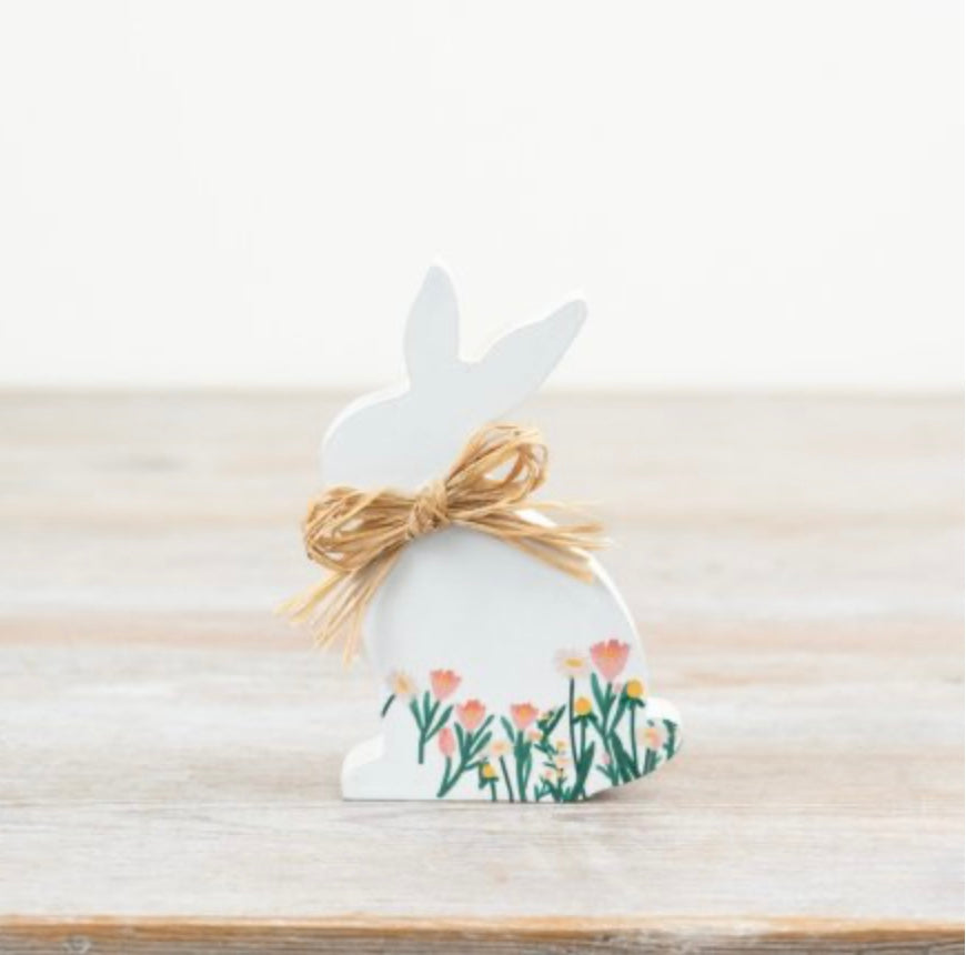 Springtime rabbit - flowers