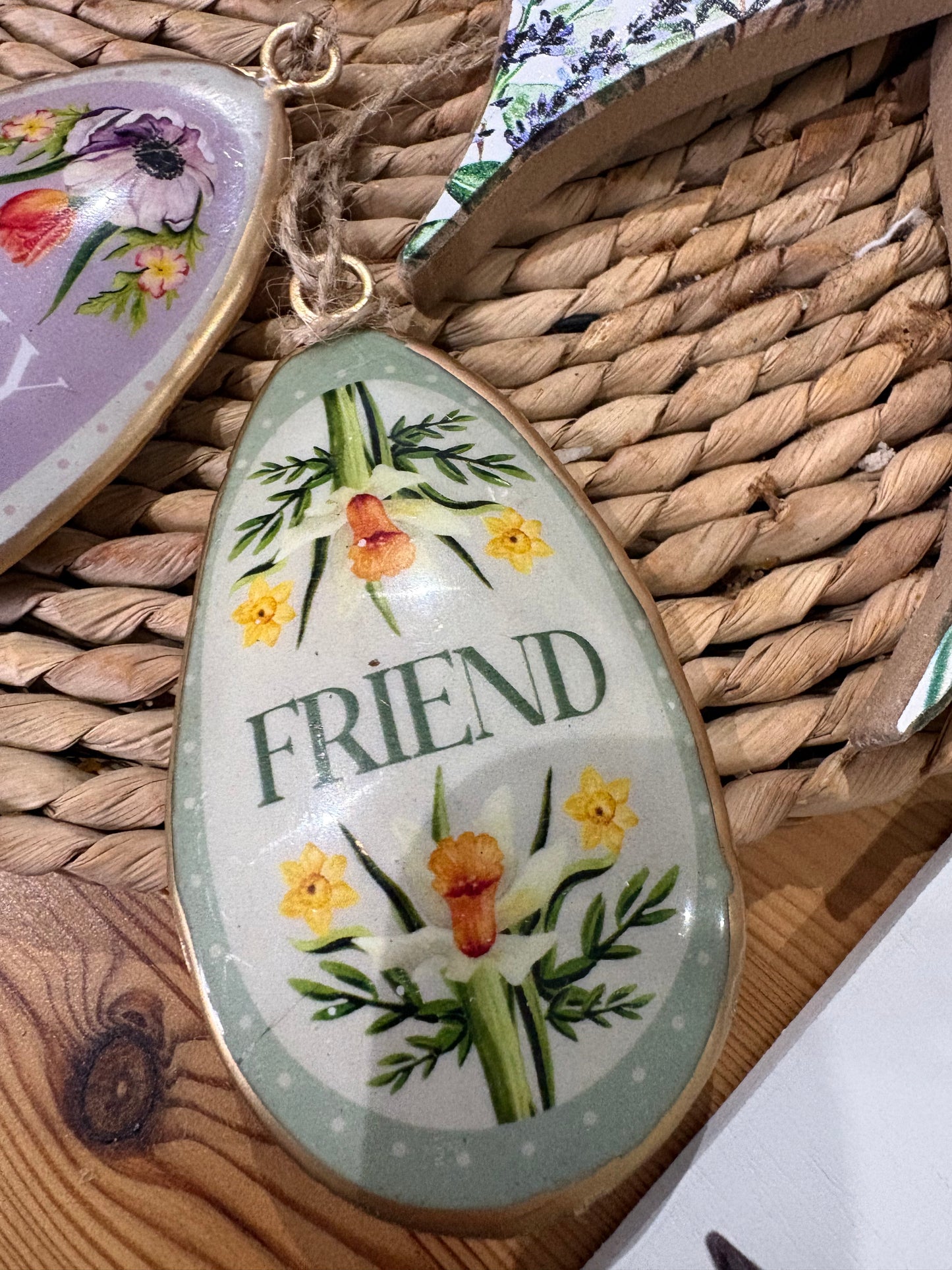 Friend hanging Keyring decoration