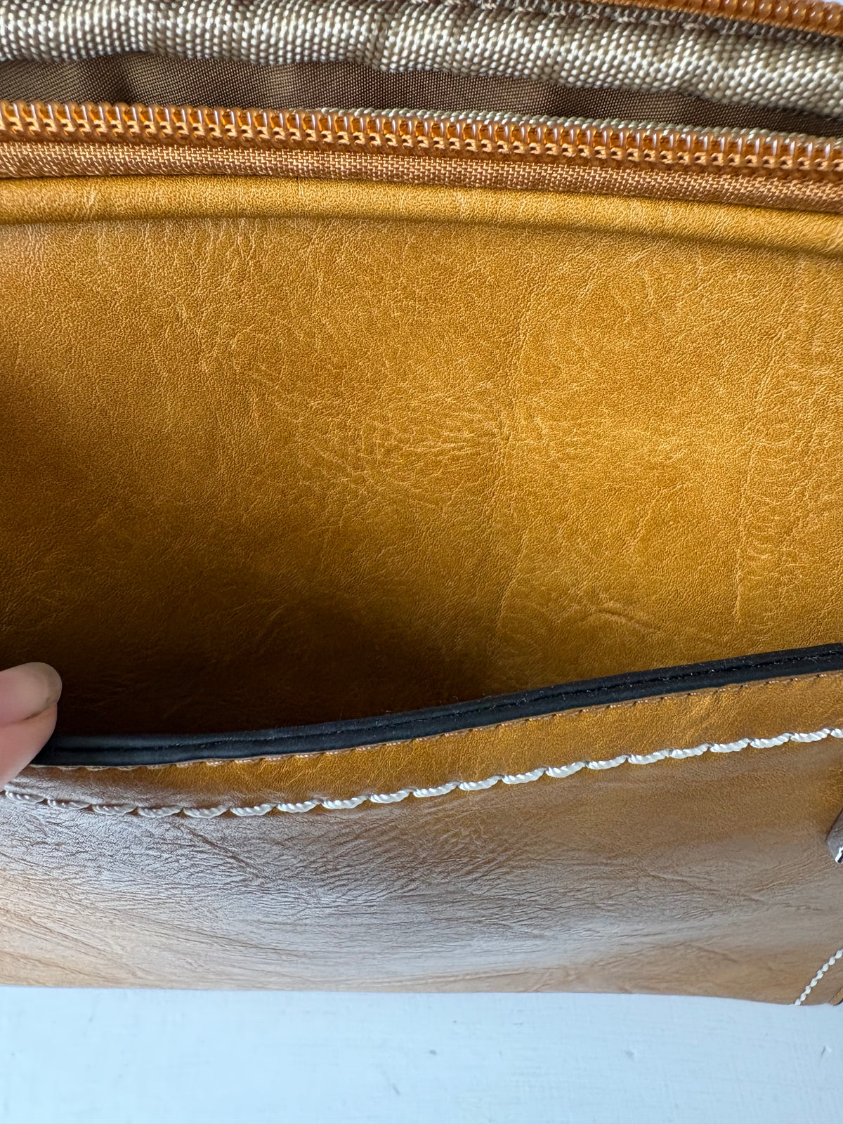 Stitch detail handbag - large