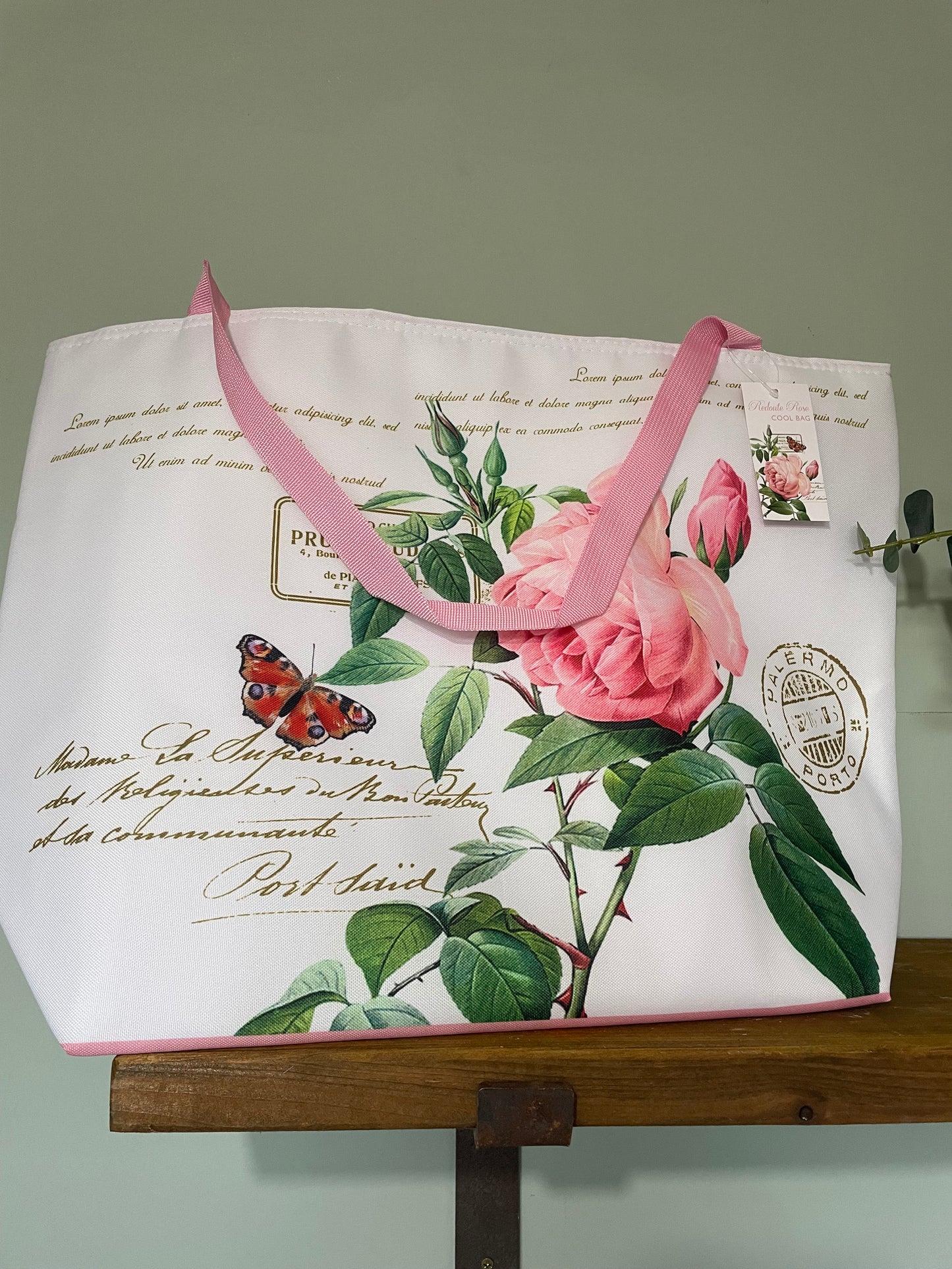 Large cool bag - ROSE design