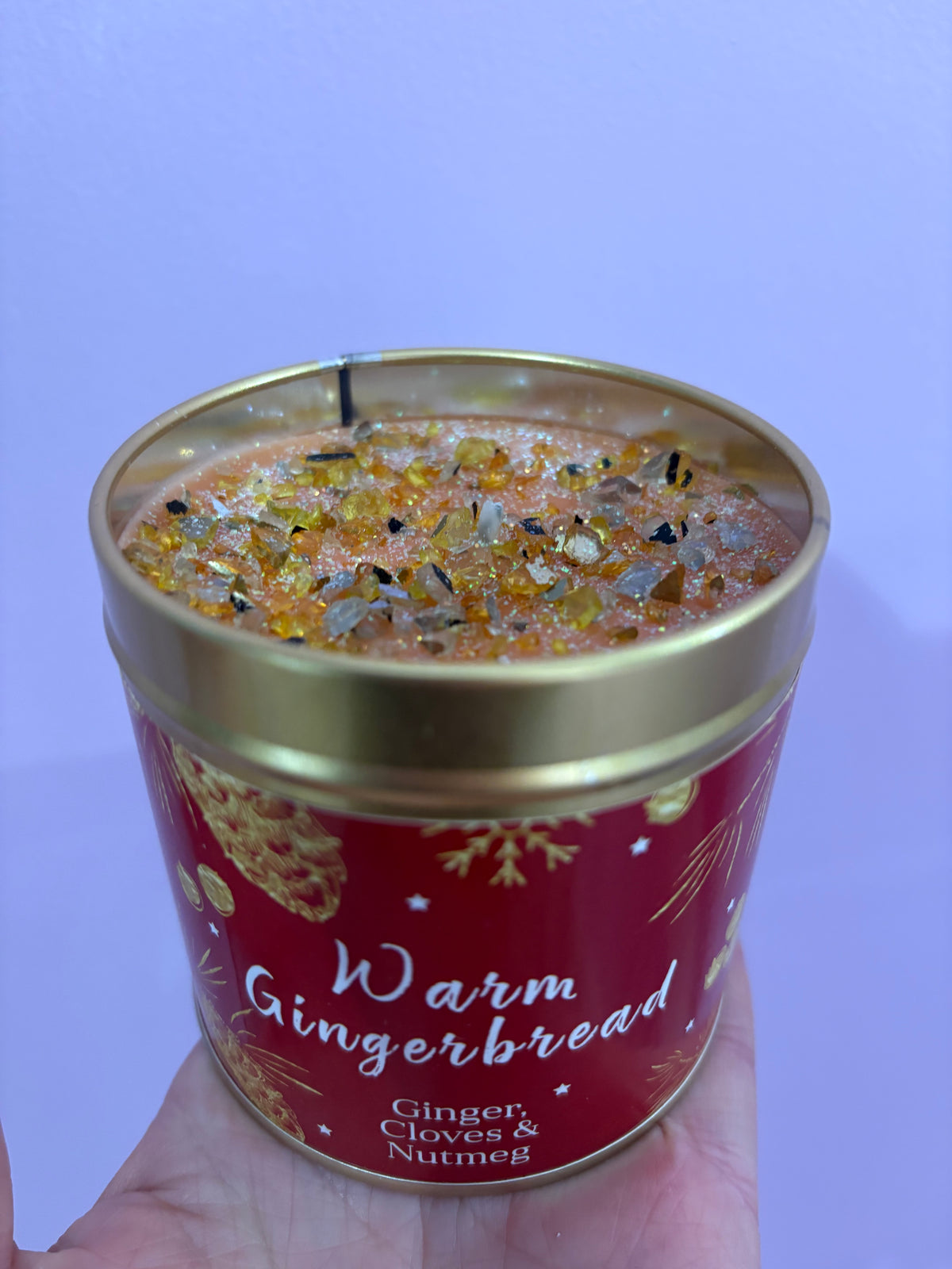 Warm gingerbread seriously scented candle