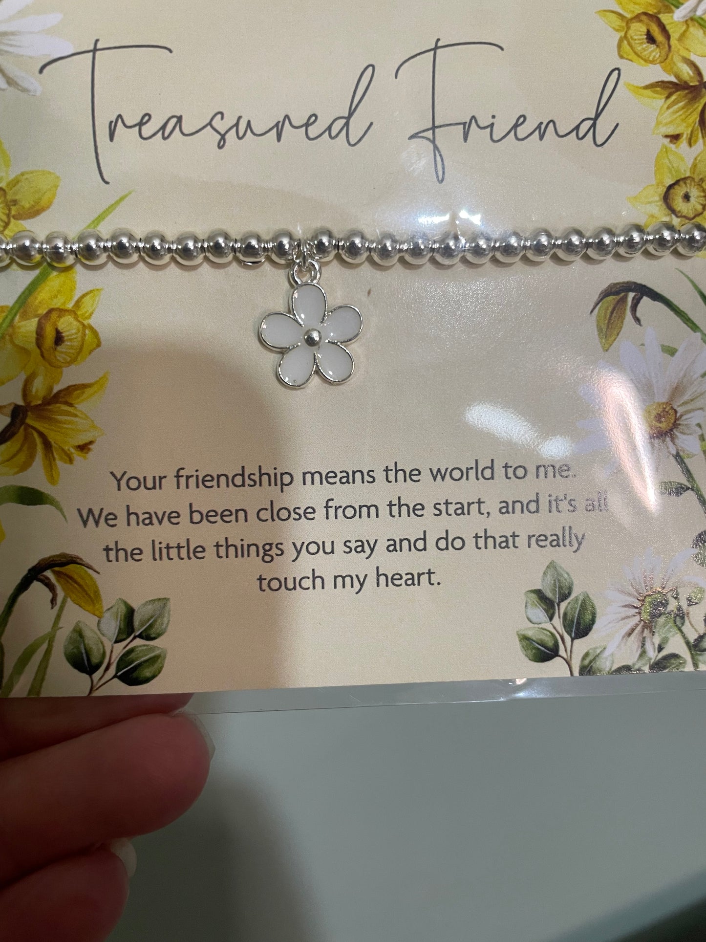 Treasured friend bracelet