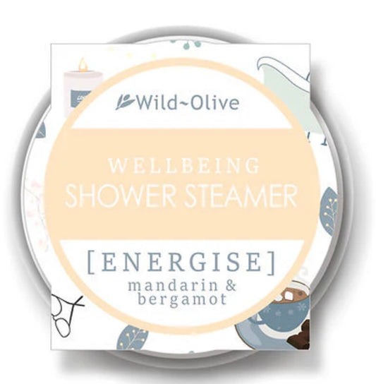Shower steamer mandarin and bergamot