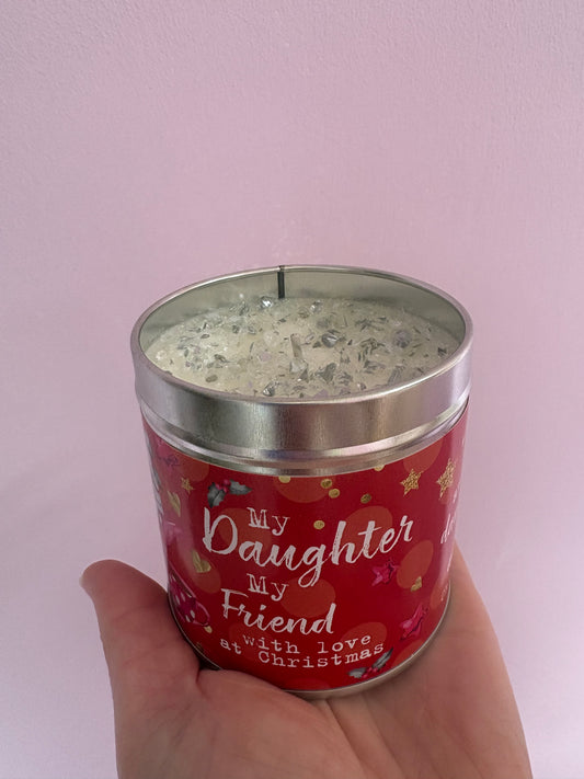 Daughter festive candle up to 50 hours burning cranberries &orange  fragrance