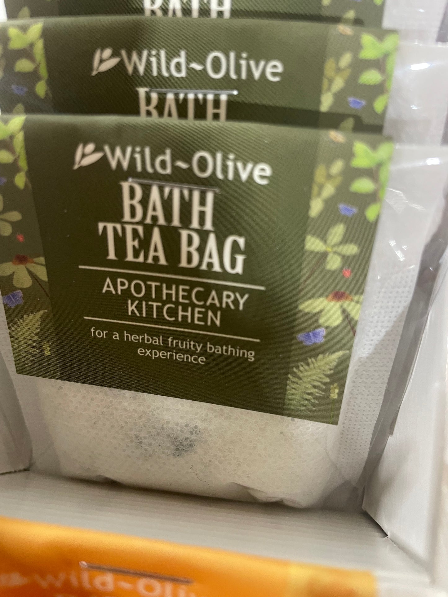 Apothecary kitchen bath tea bag