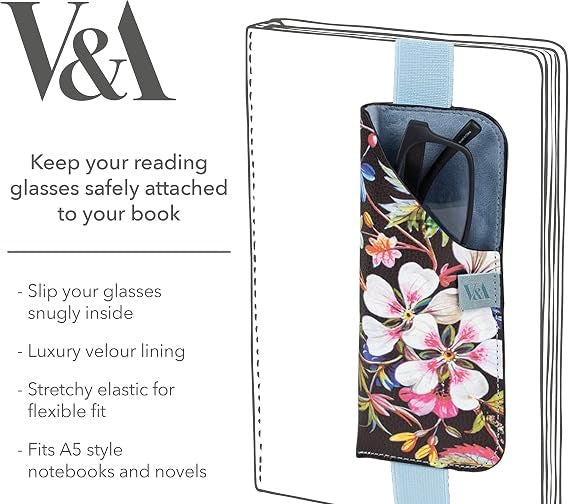 Bookaroo black floral