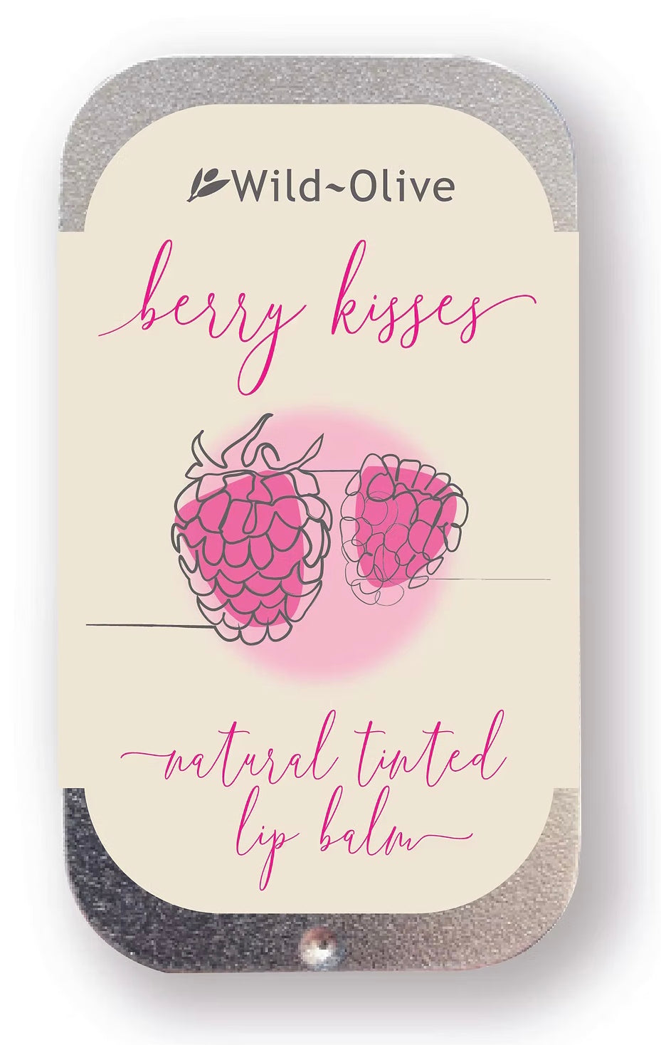 Natural tinted lip balm - berry kisses