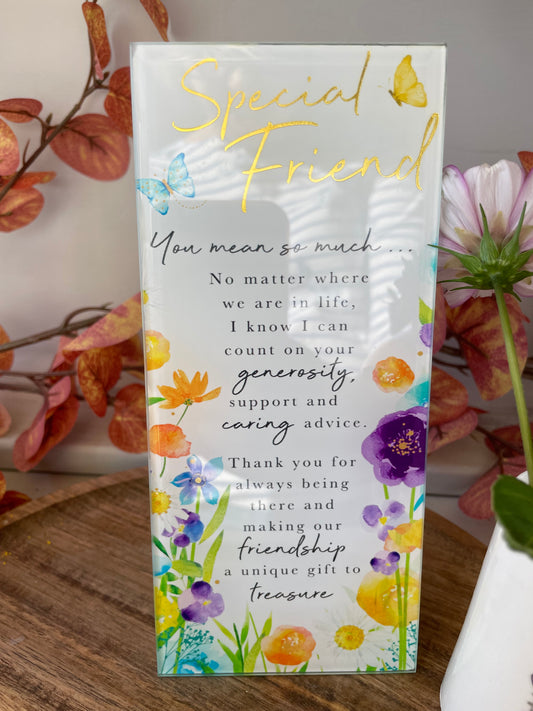 Friend Plaque