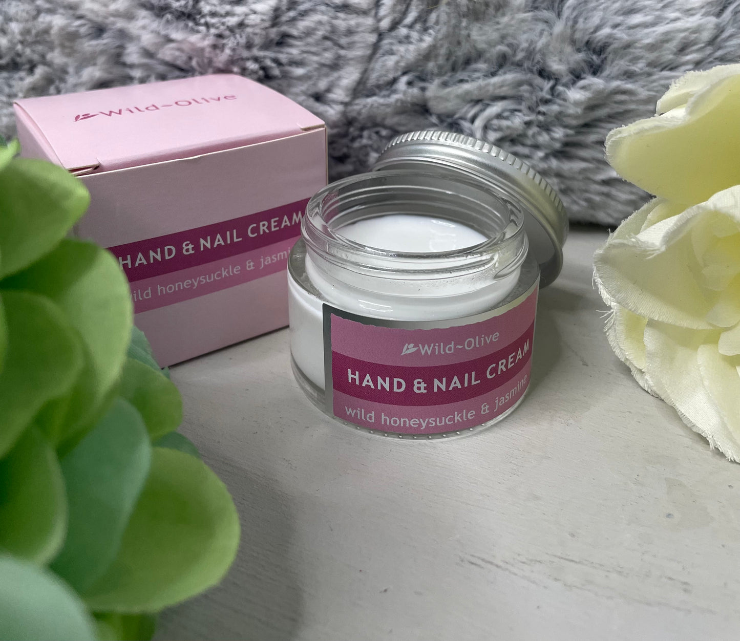 Wild honeysuckle and jasmine hand and nail cream