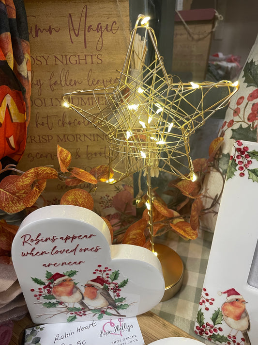 Table star - LED gold light