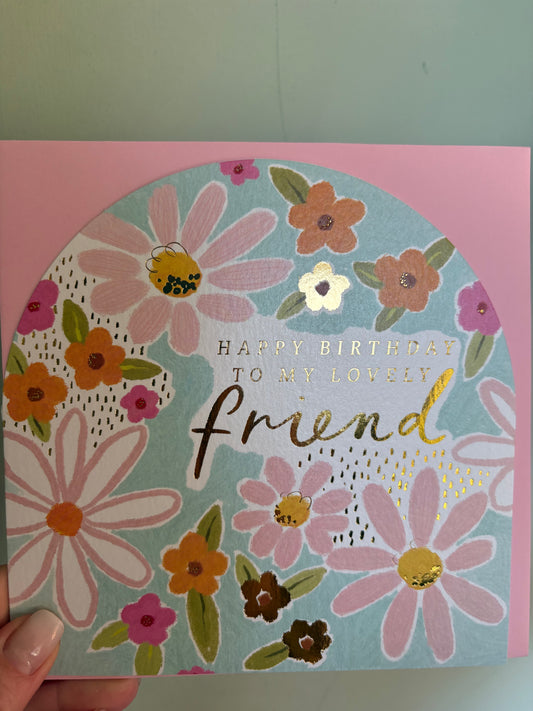 Friend birthday card