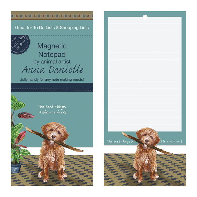 Cockapoo magnetic notepad