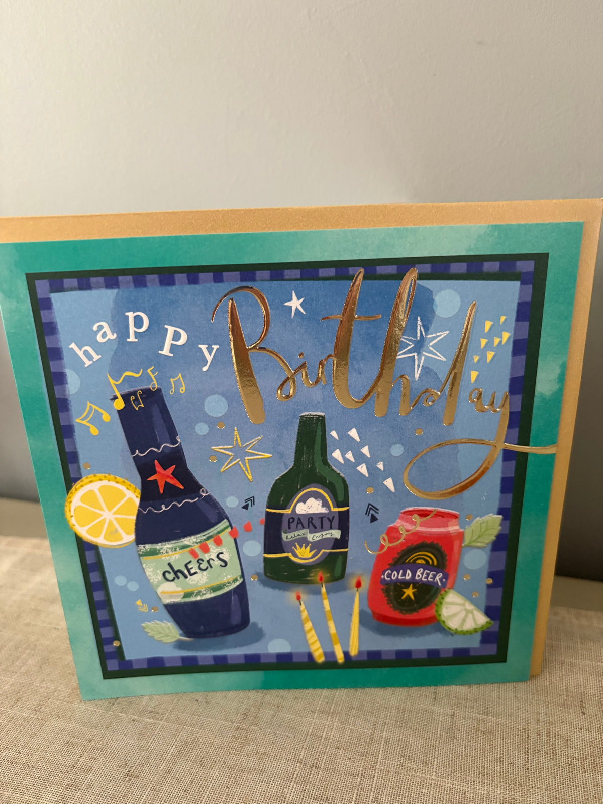 Birthday beers card