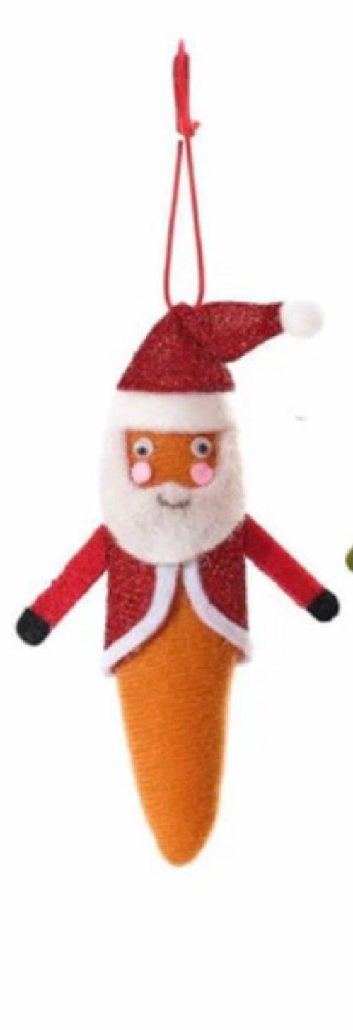 Carrot christmas hanging decoration