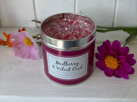 Mulberry and velvet oud candle