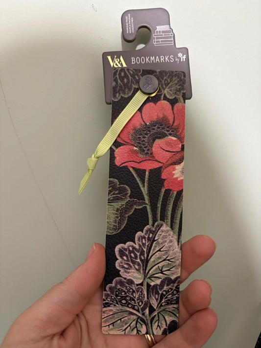 Poppy V & A bookmark