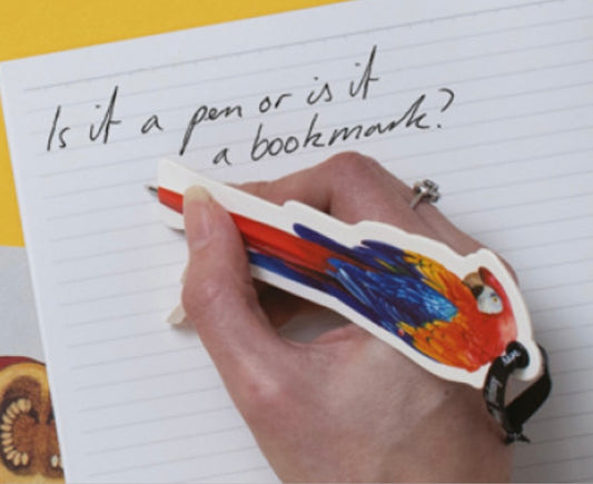 Bookmark pen - parrot