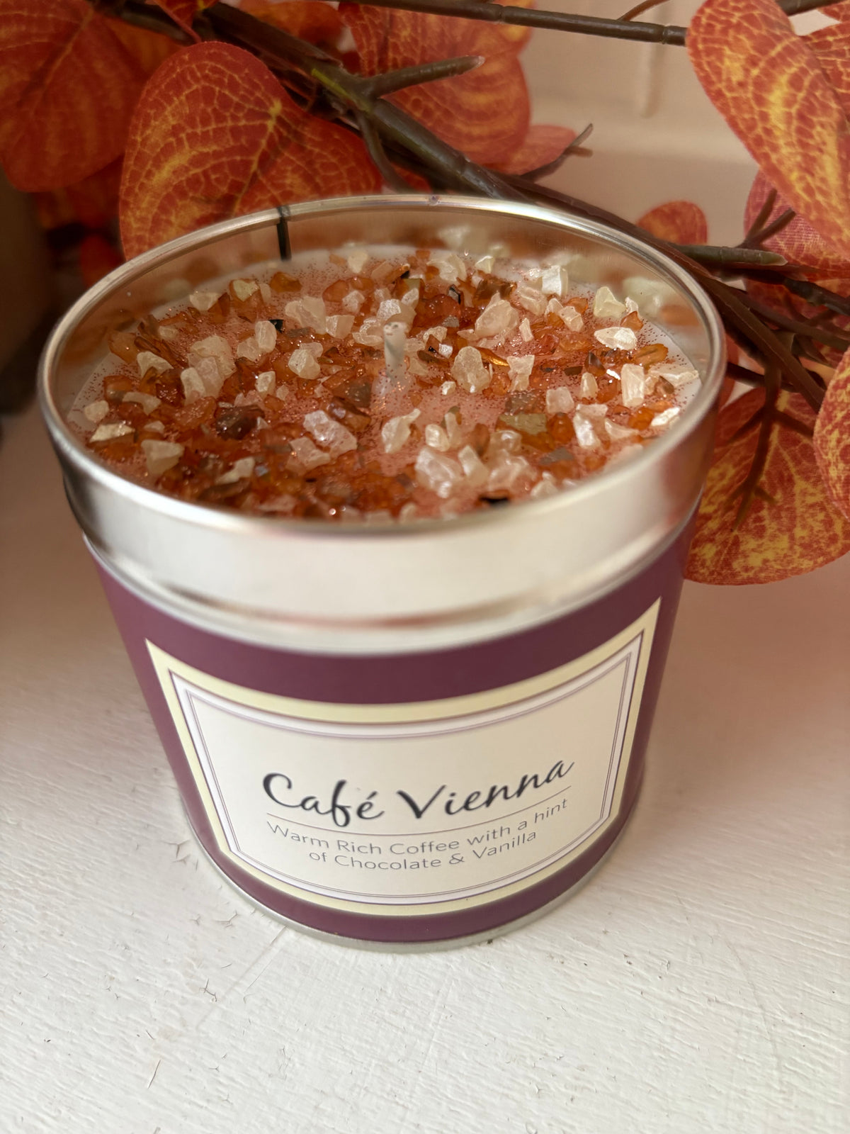 Cafe Vienna Seriously scented candle 50 hours burning time
