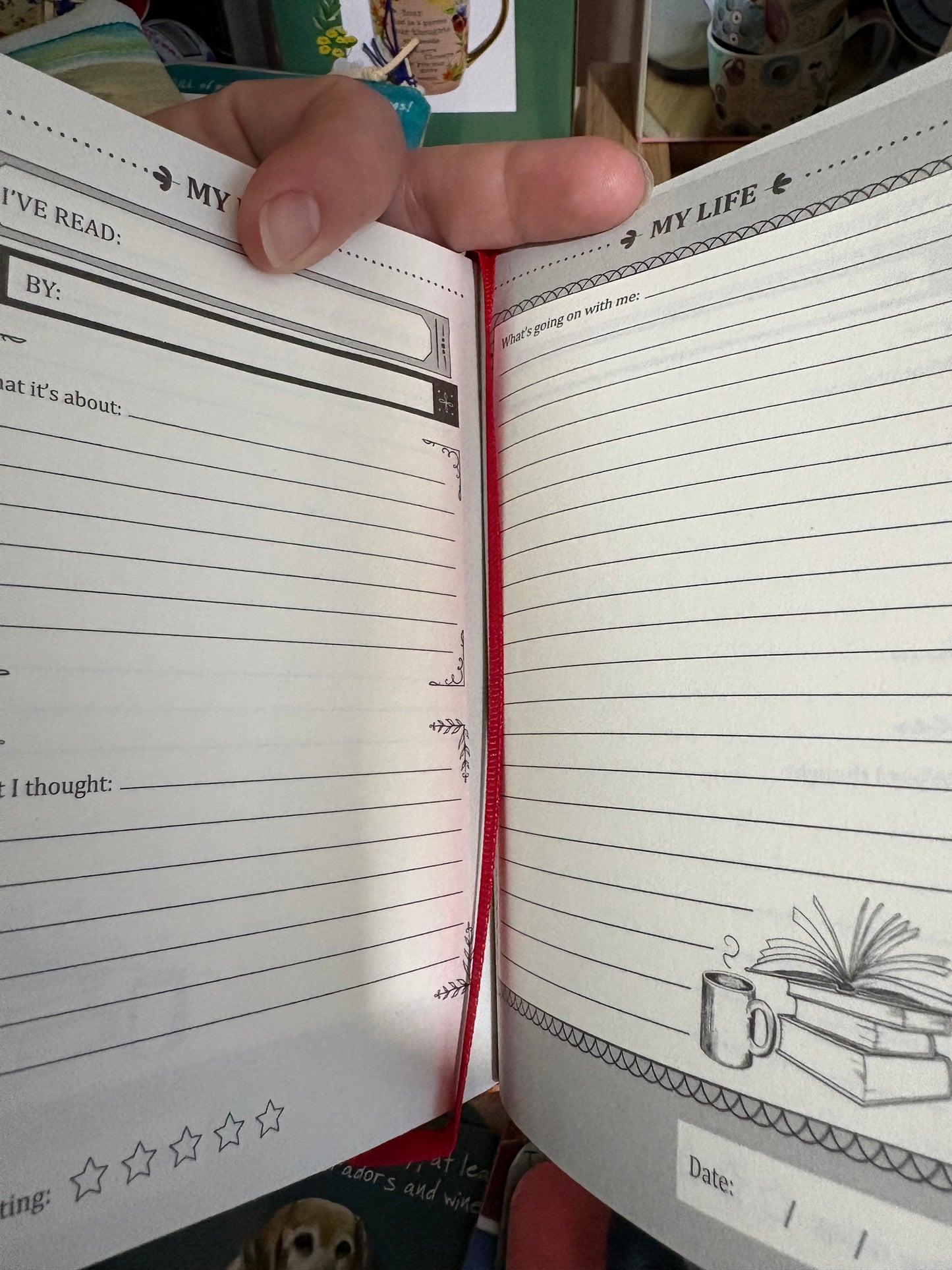My life through books journal