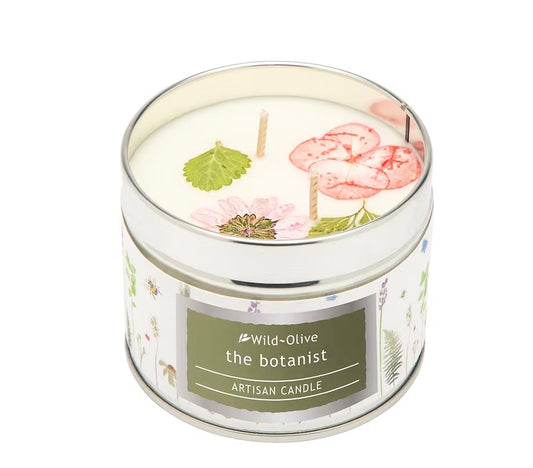 Natural soy candle two wick - the botanist