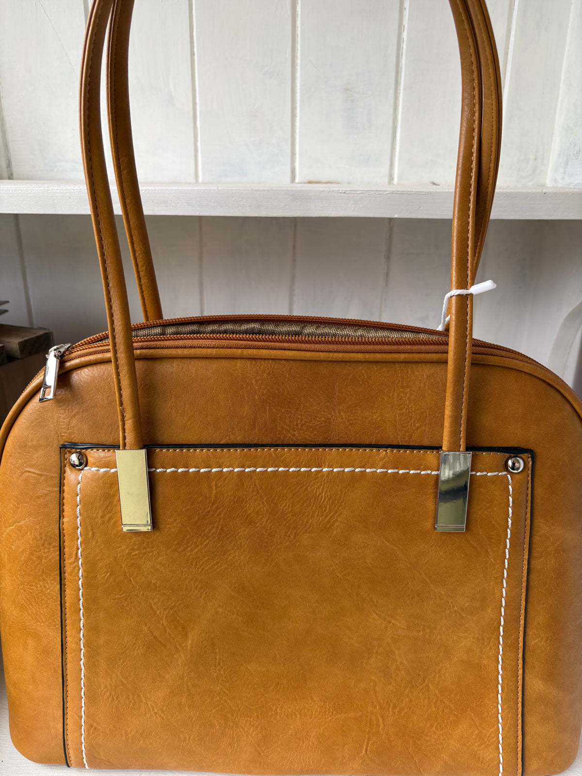 Stitch detail handbag - large