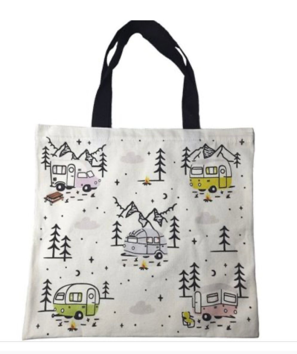 Wildwood caravan design cotton bag