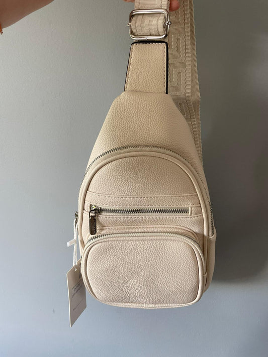 Beautiful Sling Bag - Cream