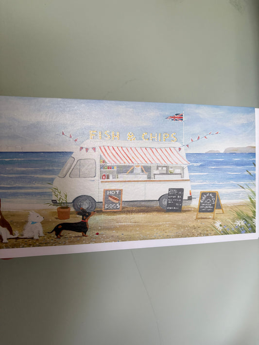 Paws for ice cream card