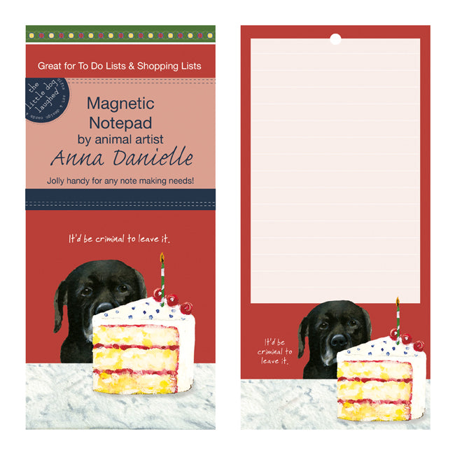 Labrador magnetic notepad