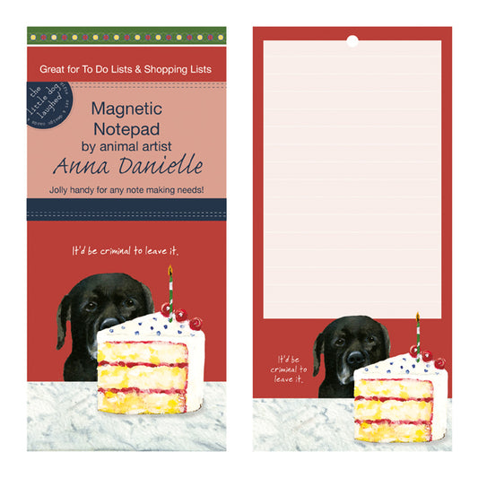 Labrador magnetic notepad