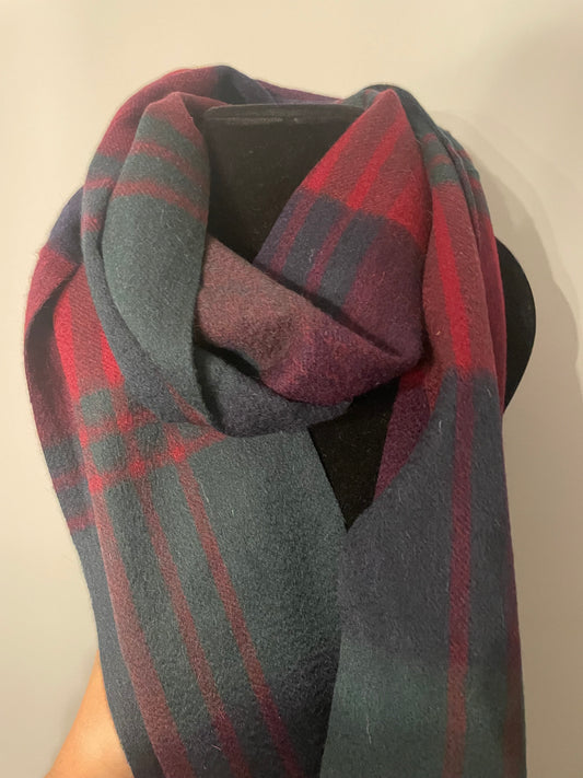 Wool scarf - red