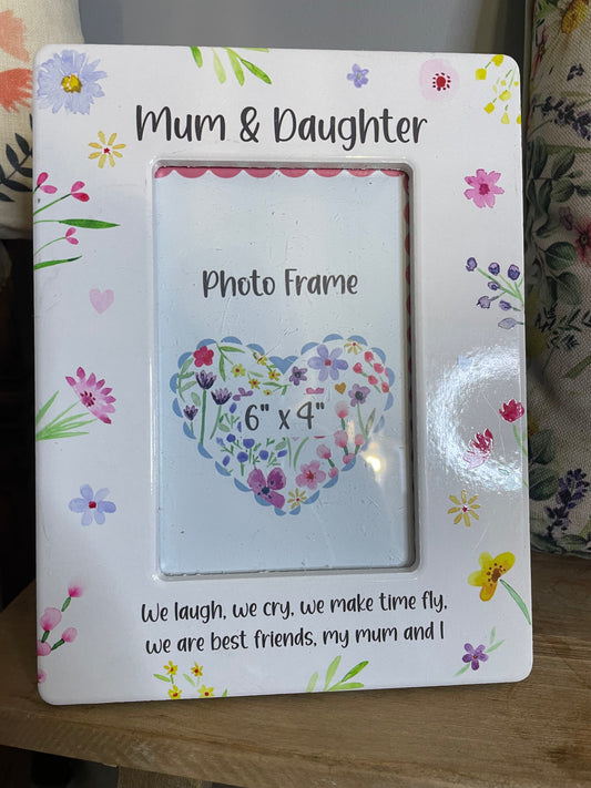 Mum & Daughter photo frame