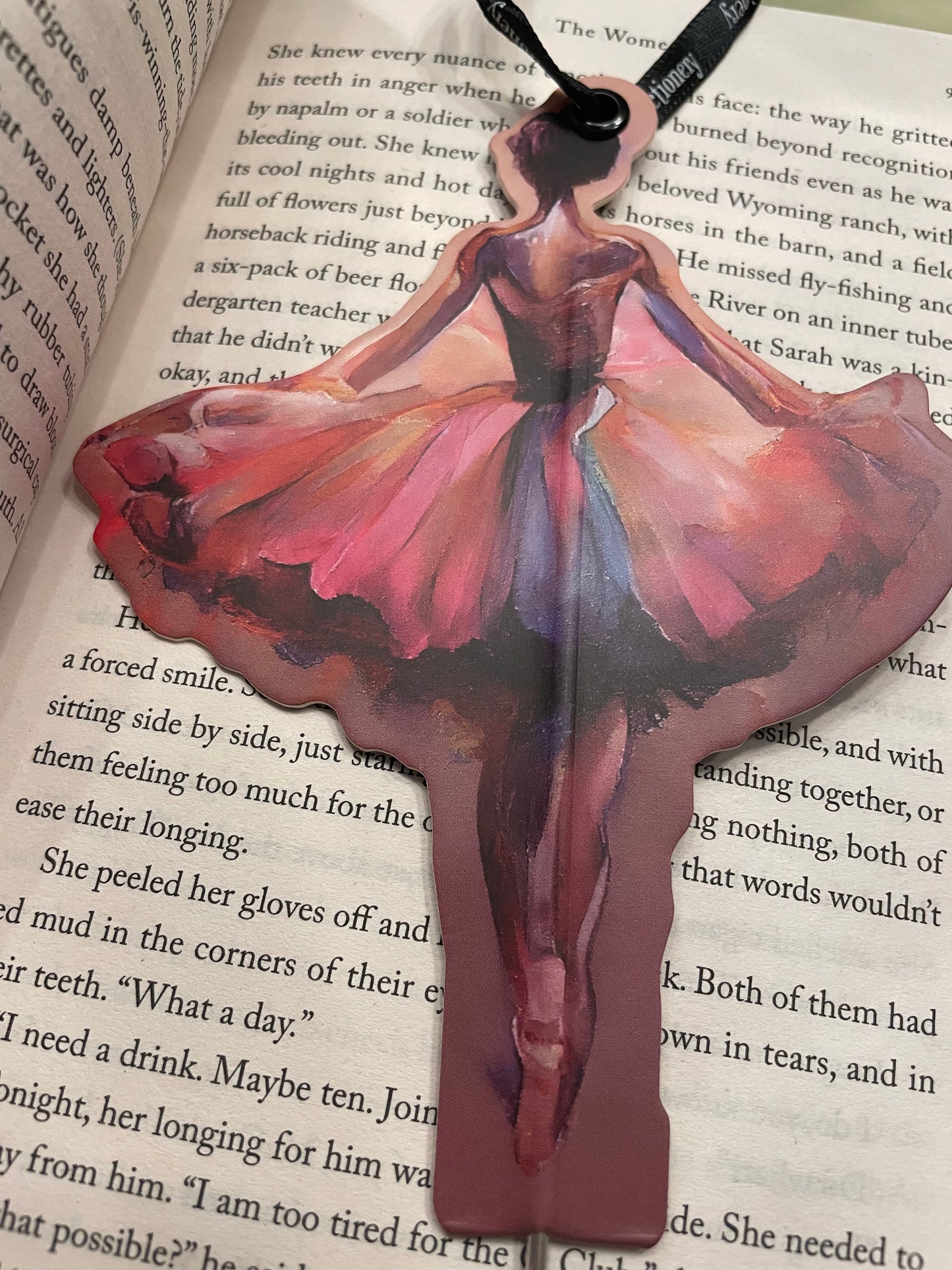 Bookmark pen - ballet dancer
