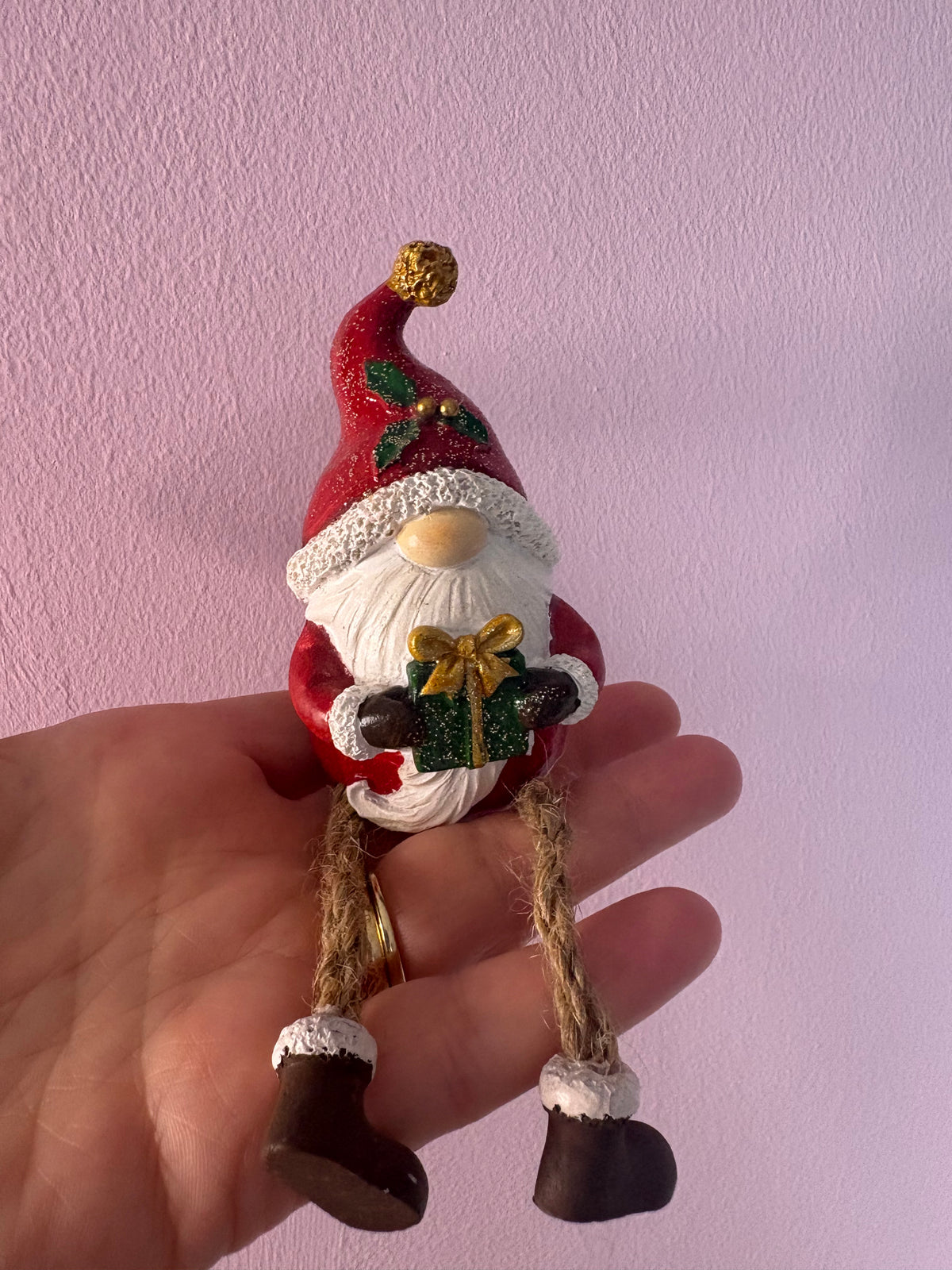 Sitting Santa wreath