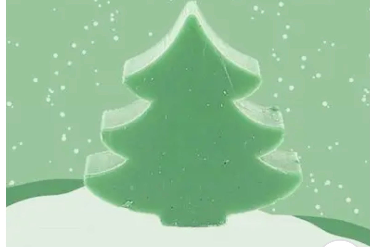 Hand french soap - christmas tree