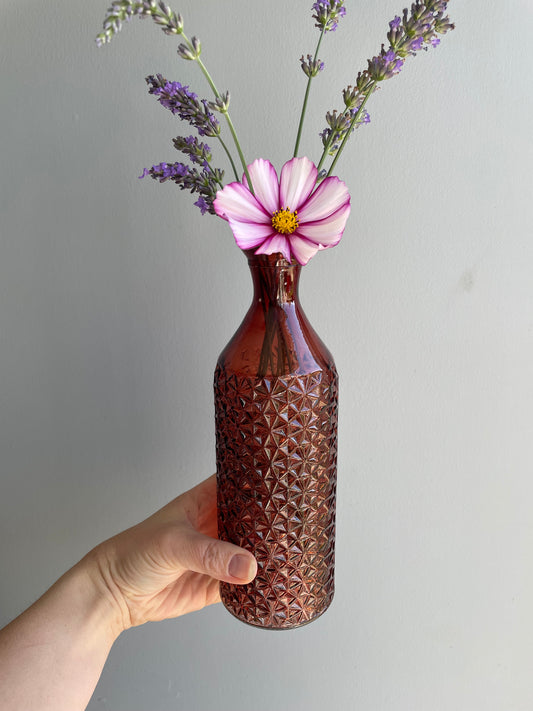 Glass vase - Red
