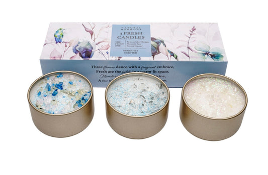 Luxury fresh candles gift set