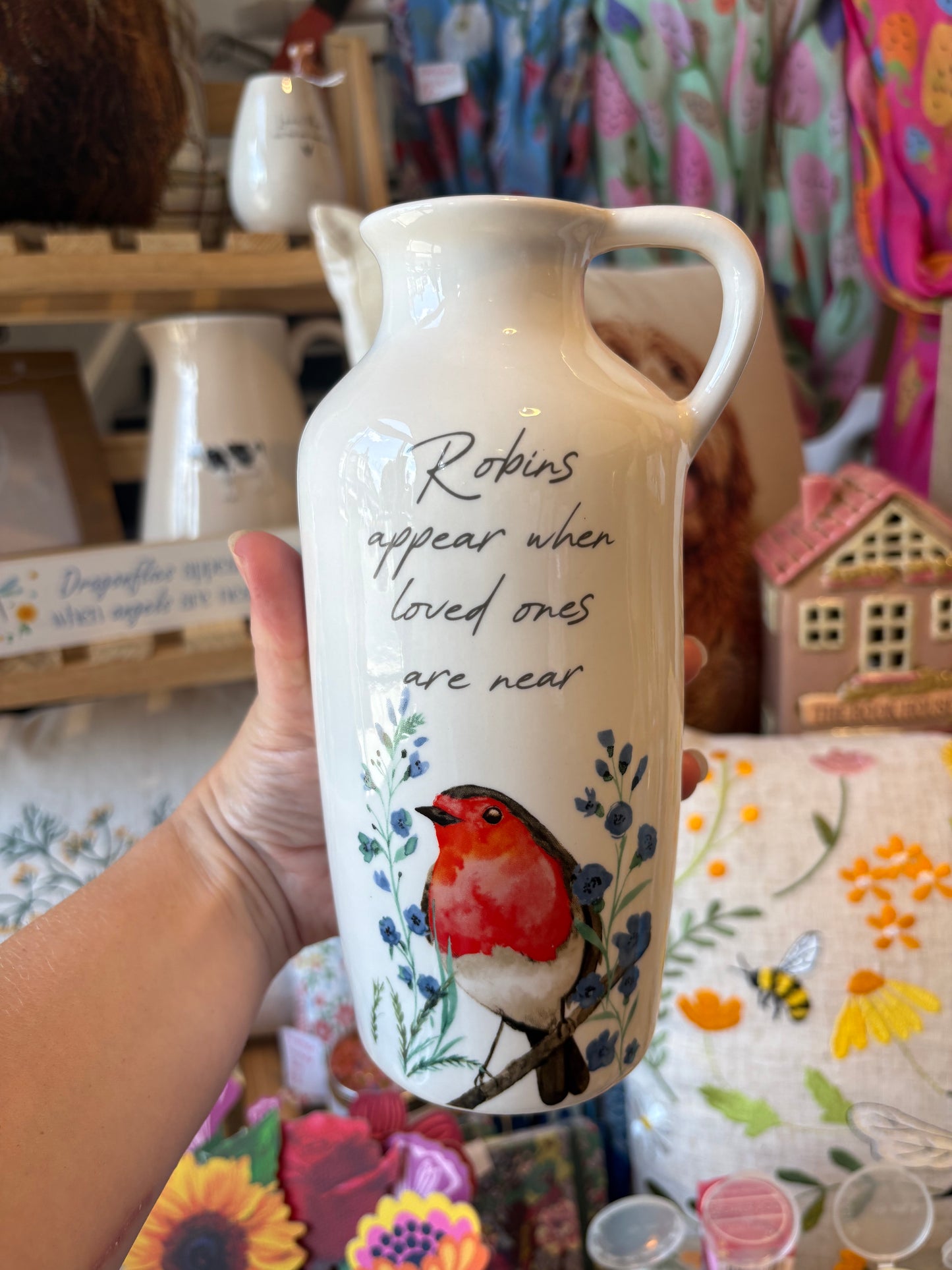 Robin vase