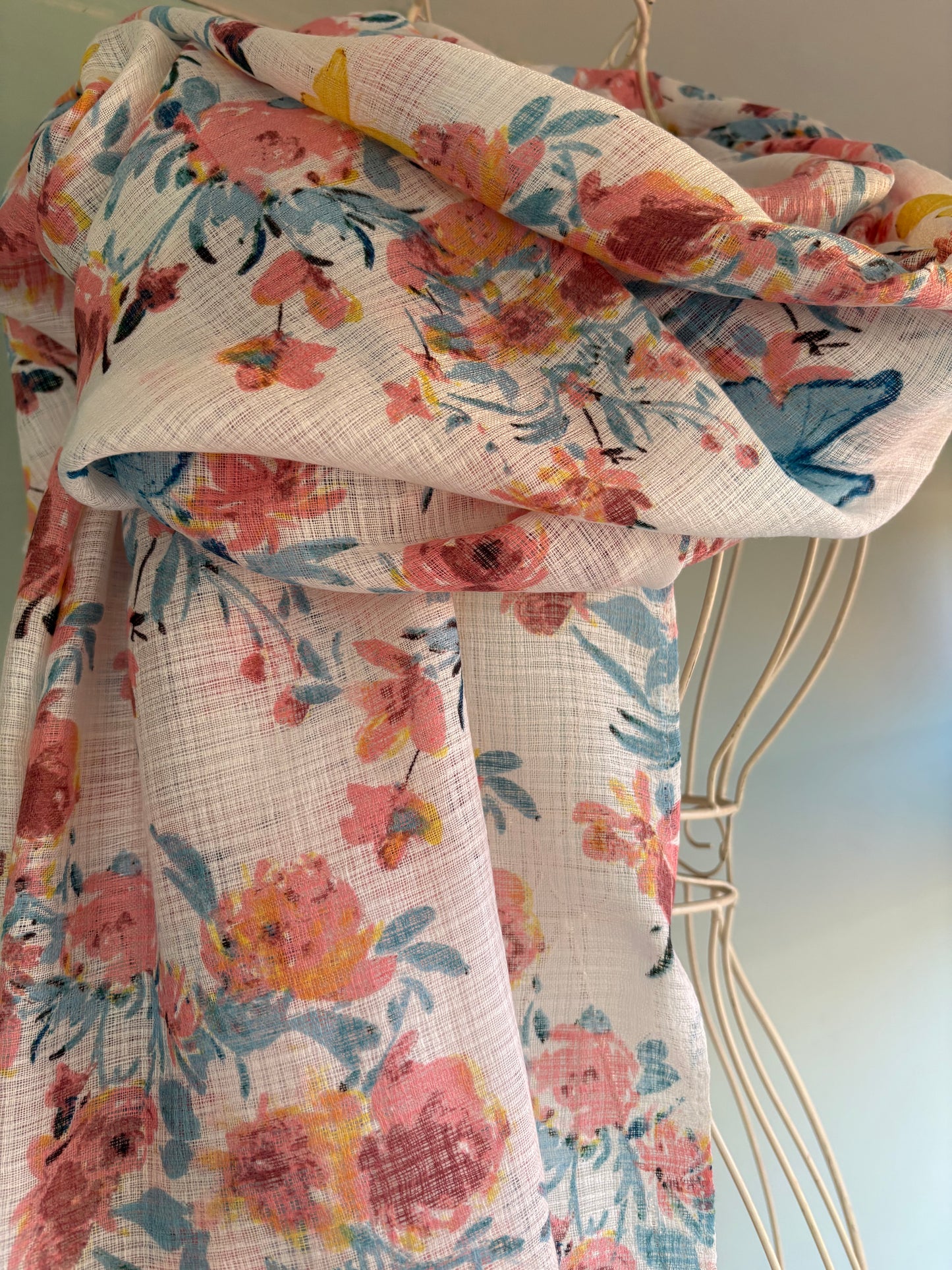 Pretty butterfly design scarf
