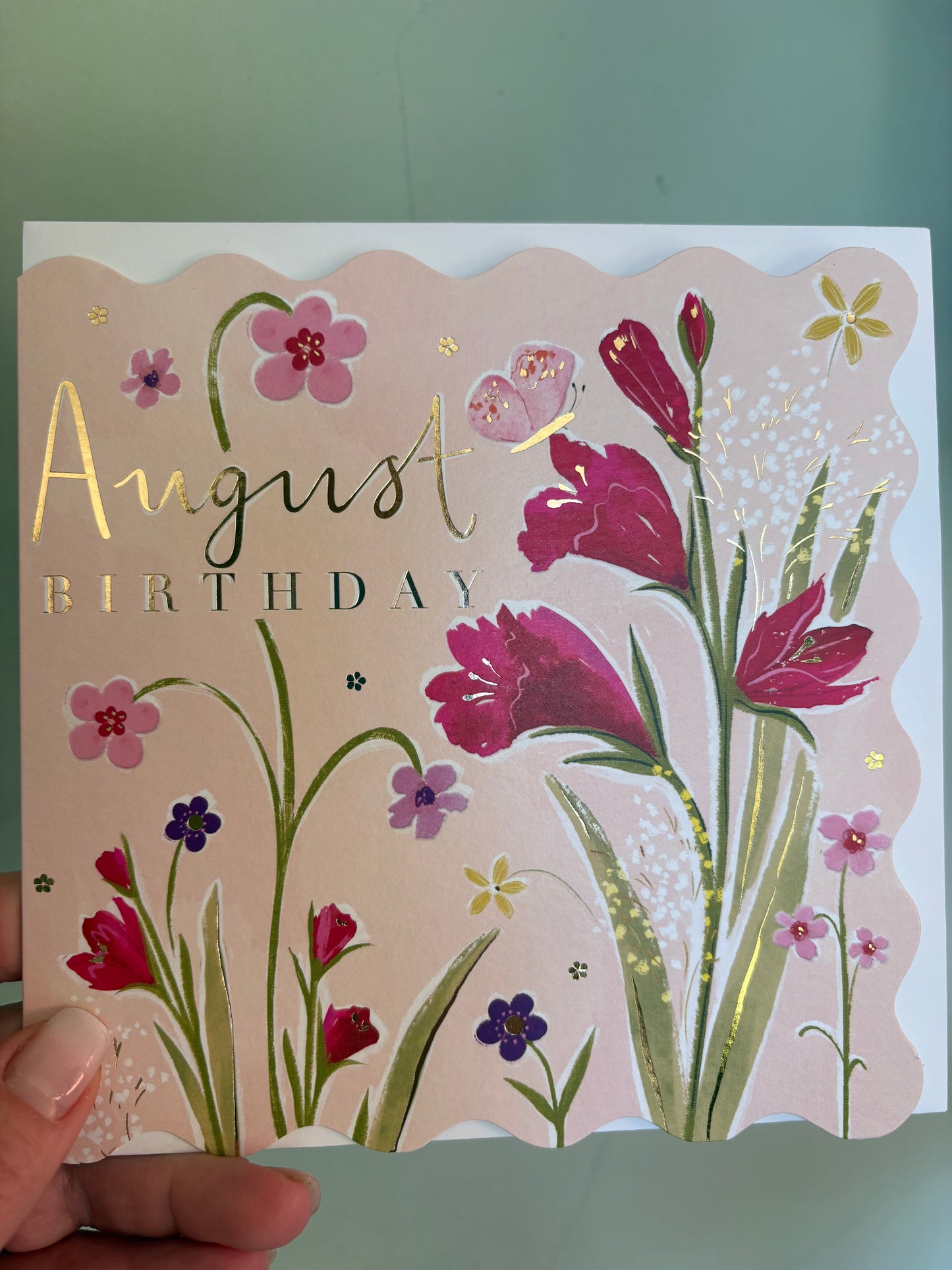 August birthday card